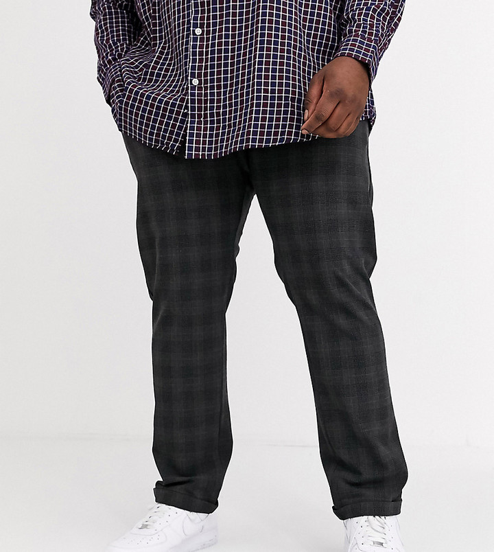 jack & jones check trousers