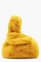 Thumbnail for your product : boohoo Boutique Faux Fur Handbag