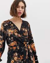 Thumbnail for your product : B.young FLORAL print wrap dress