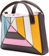 Thumbnail for your product : Mlouye Geometric Panelled Tote Bag