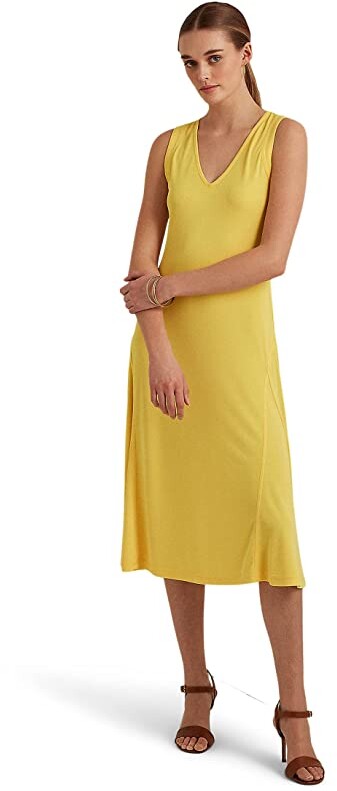 Ralph Lauren Jersey Sleeveless Dress - ShopStyle