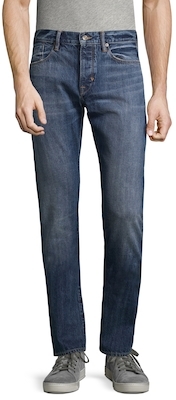 Vince Selvedge Cotton Straight Fit Jeans