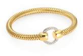Thumbnail for your product : Roberto Coin Primavera Diamond & 18K Yellow Gold Woven Bracelet