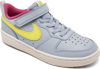 Nike Little Kids Court Borough Low 2 Stay-Put Closure Casual Sneakers from  Finish Line - Cobalt, Pink, Fuchsia, Lemon - ShopStyle Girls' Shoes