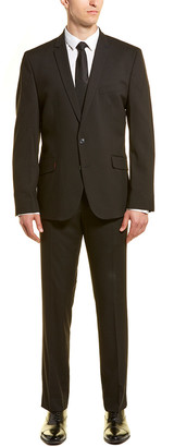 Billy London Suit With Flat Front Pant