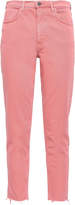 Thumbnail for your product : MiH Jeans Mimi Frayed High-rise Tapered Jeans