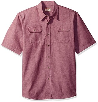 Wrangler Authentics Men's Big-Tall Short-Sleeve Classic Woven Shirt