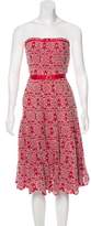 Thumbnail for your product : Donna Karan Eyelet Midi Dress