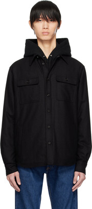 Ralph Lauren Purple Label Black Button Shirt