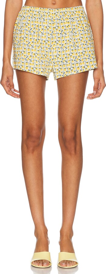 STAUD Paddle Short in Yellow