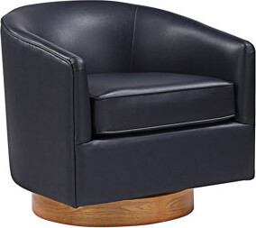 Latitude Run Barrel Swivel Chair