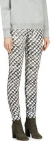 Thumbnail for your product : Proenza Schouler White Painted Tweed Ultra Skinny Jeans