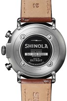 Thumbnail for your product : Shinola Runwell Chronograph Leather Strap Watch
