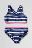 Thumbnail for your product : Lands' End Girls' Stripe Bikini Set