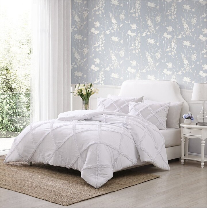 Laura Ashley Norah Solid Comforter Bedding Set