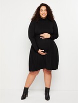 Thumbnail for your product : Motherhood Maternity | Fit And Flare Maternity Dress - Black, 1X