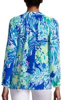Thumbnail for your product : Lilly Pulitzer Elsa Silk Top