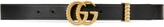 Thumbnail for your product : Gucci Leather belt with torchon Double G buckle