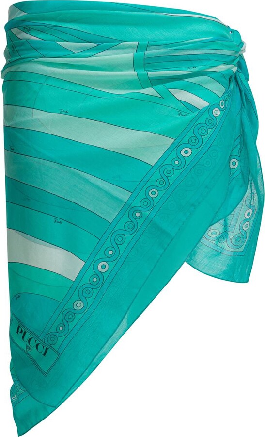 Pucci Pareo With Iride Print