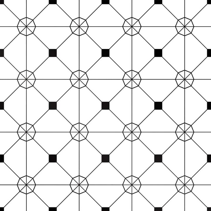 Tempaper Black and White Zodiac Vinyl Peel and Stick Wallpaper Roll (Covers 28 sq. ft.)