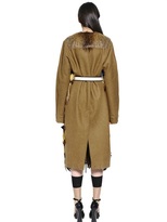 Thumbnail for your product : Marni Feather Embellished Wool Felt Coat