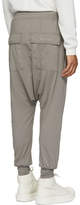 Thumbnail for your product : Rick Owens Grey Prisoner Drawstring Lounge Pants