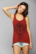 Thumbnail for your product : Truly Madly Deeply Floral Skull Tank Top