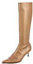 Thumbnail for your product : Dolce & Gabbana Pointed-Toe Leather Boots