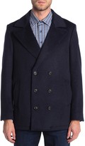 Thumbnail for your product : Jack Victor Kai Wool Blend Doubleface Peacoat