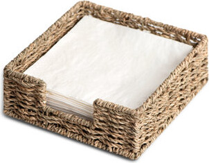 StorageWorks Wicker Napkin Holder, Wicker Baskets and Serving Tray for Kitchen, Rattan Napkin Holders for Tables