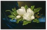Thumbnail for your product : Museums.Co Giant Magnolias on a Blue Velvet Cloth by Martin Johnson Heade Framed Art Print