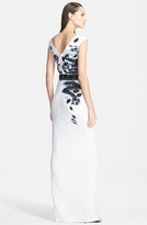 Thumbnail for your product : St. John Rose Jacquard Knit Gown