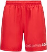Thumbnail for your product : HUGO BOSS Swim shorts with repeat logos