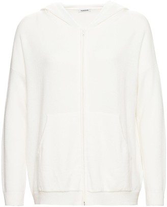 white sweater zip up