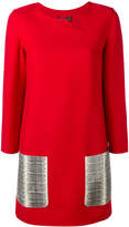 Thumbnail for your product : Ferragamo contrast pocket dress