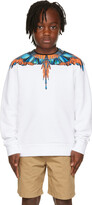 Thumbnail for your product : Marcelo Burlon County of Milan Kids White Travel Wings Sweatshirt