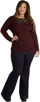 Thumbnail for your product : BB Dakota Currant Obsession Top in Plus Size