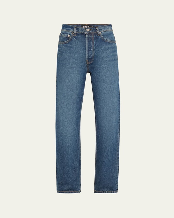 EB DENIM High-Rise Straight Jeans