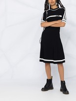 Thumbnail for your product : Karl Lagerfeld Paris Logo Intarsia Knitted Dress