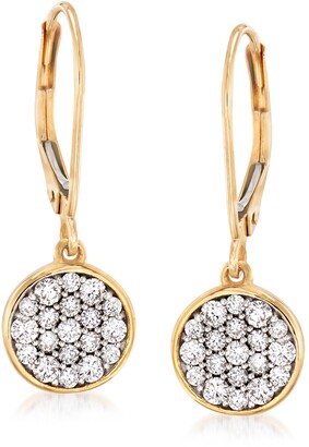 Pave Disc Earrings | Shop the world's largest collection of 