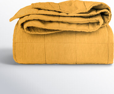 BOKSER HOME French Linen Box Stitch Quilt