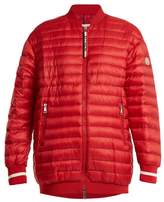 Thumbnail for your product : Moncler Charoite Quilted Down Bomber Jacket - Womens - Red