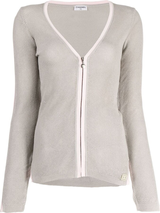 Chanel Pre Owned 2003 Sports Line zip-front top - ShopStyle
