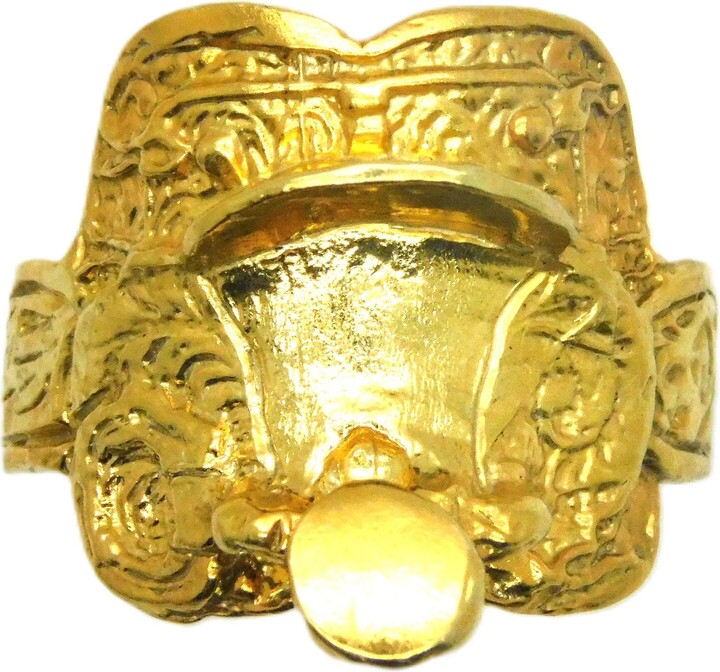 Etsy Saddle Horse Men's Ring 14K Solid Yellow Gold.very Detail 100% Handmade By Us
