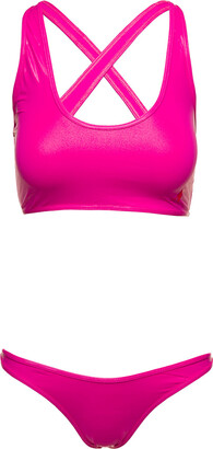 ATTICO Lilac Triangle Spread Bikini - ShopStyle Two Piece