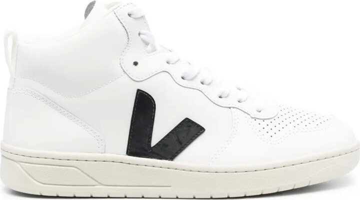 Veja V-15 high-top sneakers