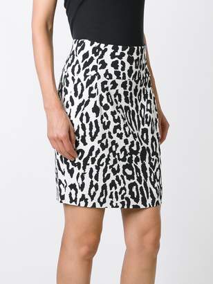 Alexandre Vauthier leopard print mini skirt