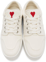 Thumbnail for your product : Ami Alexandre Mattiussi White Ami de Cur Low Sneakers