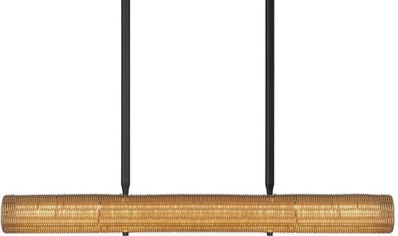 Alora Mood Maris LED Linear Chandelier Light in Gold