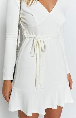 Beginning Boutique Ada Long Sleeve Dress Ivory